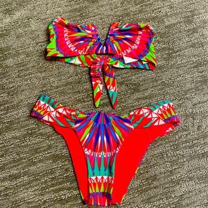 Mara Hoffman Very Gently Used Bikini with removable straps